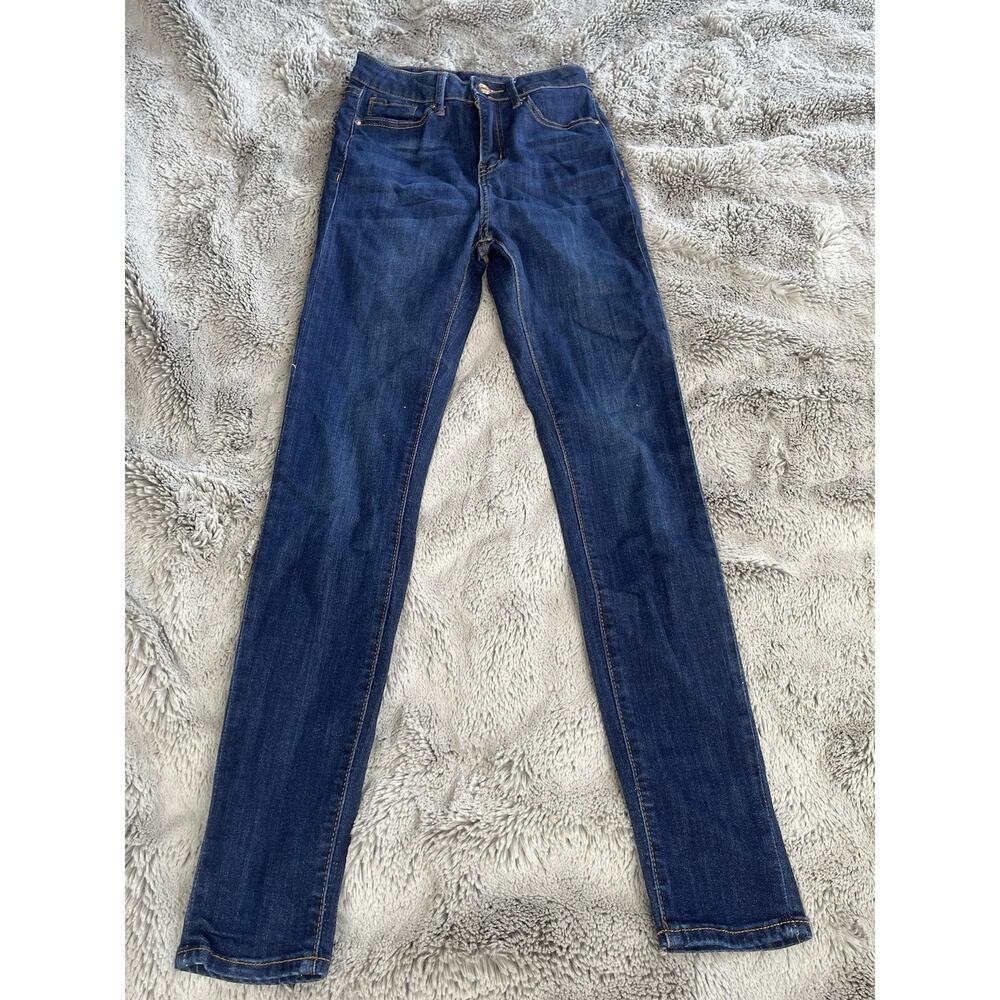 Women's Simple Society Jeans Size 1/25 Cotton Polyester Rayon Zipper Button